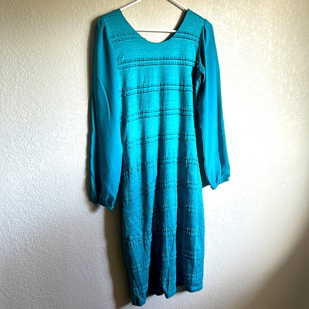 Teal Midi Dress